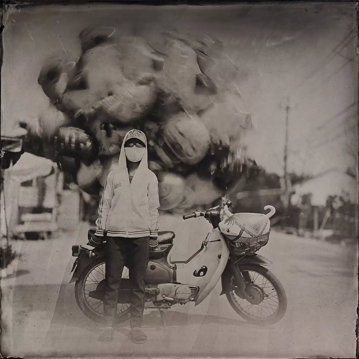 Collodion itinerant vendors portraits